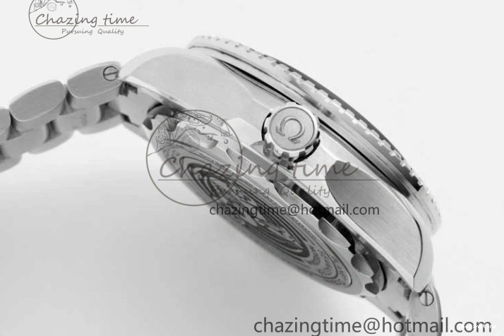 0122 EasyCare Seamaster 6000M Ultra Deep SS SBF 1:1 Best Edition Deep Blue Dial on SS Bracelet A8912 Super Clone 7816